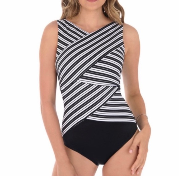Miraclesuit Swim Miraclesuit Mayan Stripe Brio One Piece Swimsuit